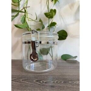 Oggi Clear Clamp Storage Jar with Lid
